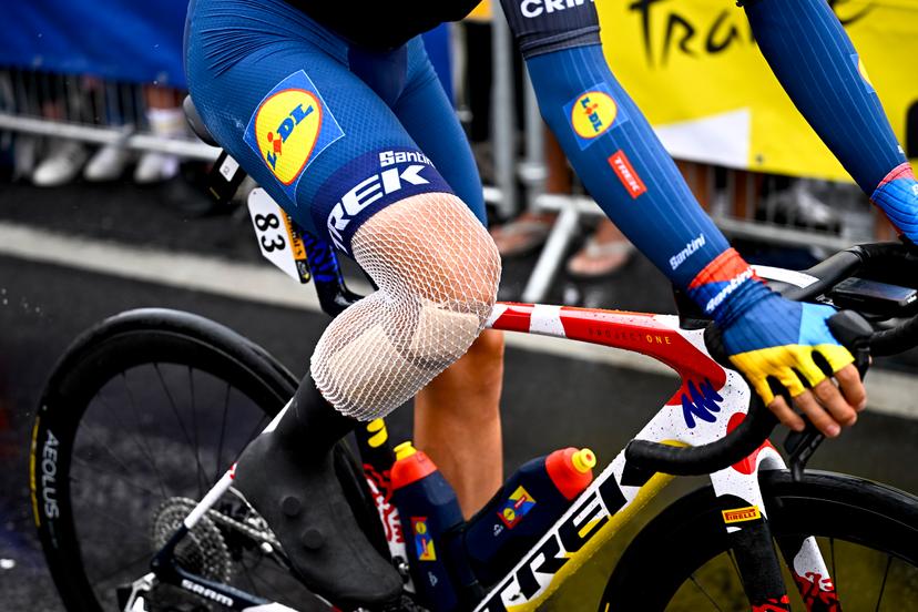 Belgian Thibau Nys of Lidl-Trek pictured at the start of the second stage of the 2025 Tour de France cycling race, from Lauwin-Planque to Boulogne-sur-Mer (212 km), on Sunday 06 July 2025 in France. The 112th edition of the Tour de France starts on Saturday 5 July in Lille, and will finish in Paris on the 27th of July. BELGA PHOTO JASPER JACOBS