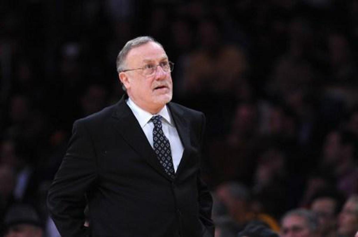 The Minnesota Timberwolves coach Rick Adelman during the NBA game against the Los Angeles Lakers at Staples Center on December 20, 2013 in Los Angeles, California.   AFP PHOTO / Robyn Beck