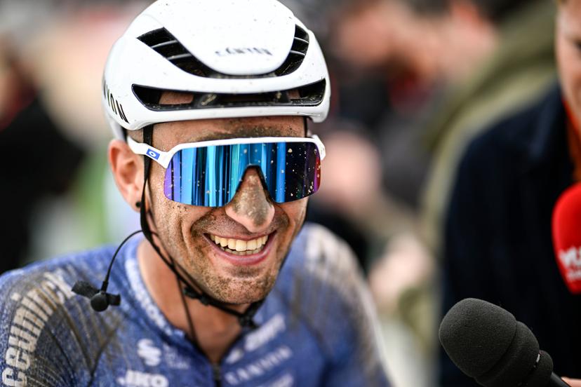 Belgian Edward Planckaert of Alpecin-Deceuninck pictured after the men's elite race of the 'Paris-Roubaix' cycling event, 260,0km from Compiegne to Roubaix, France on Sunday 07 April 2024. BELGA PHOTO JASPER JACOBS