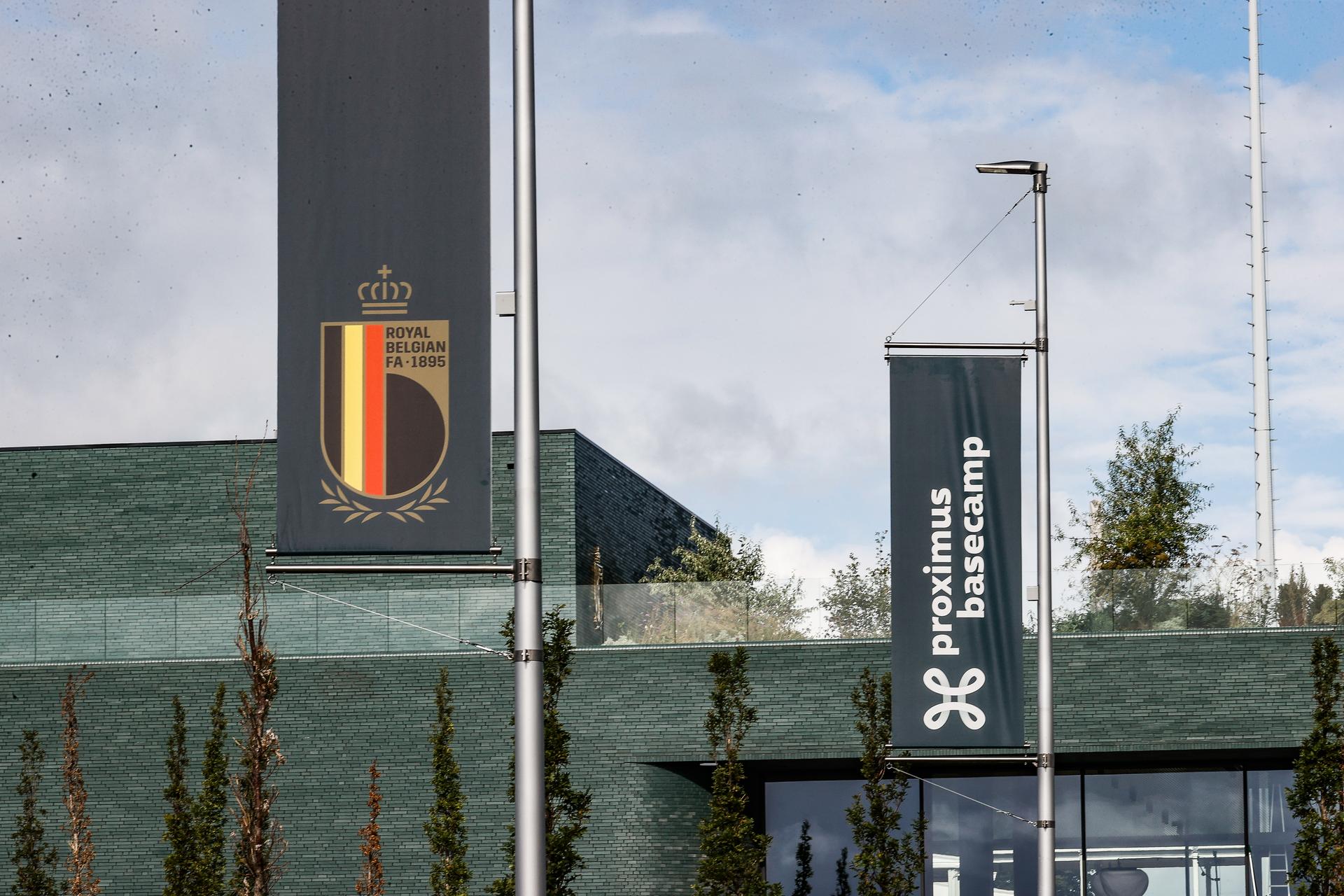 Illustration picture shows the RBFA new building ahead of a press conference of Belgian national soccer team Red Devils to announce the selection for the Nations League matches against the Netherlands and Wales, Friday 16 September 2022 in Tubize. BELGA PHOTO BRUNO FAHY