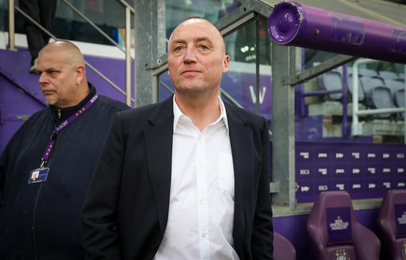 Anderlecht's chairman Wouter Vandenhaute pictured after a soccer match between RSC Anderlecht and Royal Antwerp FC, Sunday 20 April 2025 in Brussels, on day 4 (out of 10) of the Champions' Play-offs of the 2024-2025 'Jupiler Pro League' first division of the Belgian championship. BELGA PHOTO VIRGINIE LEFOUR