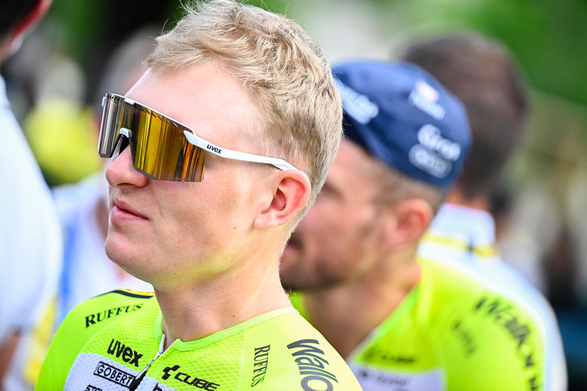 German Georg Zimmermann of Intermarche- Circus- Wanty pictured at the start of stage 14 of the Tour de France cycling race, from Annemasse to Morzine Les Portes du Soleil (151,8 km), France, Saturday 15 July 2023. This year's Tour de France takes place from 01 to 23 July 2023. BELGA PHOTO JASPER JACOBS