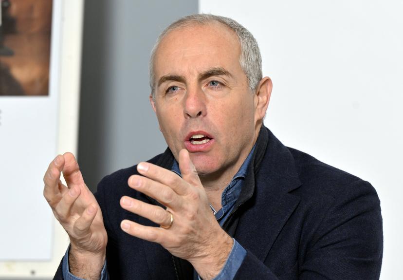 Christophe Dister pictured during a press conference to present the second edition of the BW Open (22-28/01) Challenger Tennis Tournament, in Louvain-la-Neuve, Tuesday 09 January 2024. BELGA PHOTO ERIC LALMAND