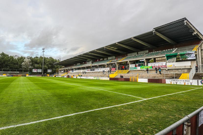 Illustration picture shows the Robert Urbain stadium before a soccer game between Francs Borains (2Am) and Club Brugge, Wednesday 25 September 2019 in Boussu, in the 1/16th final of the 'Croky Cup' Belgian cup. BELGA PHOTO BRUNO FAHY