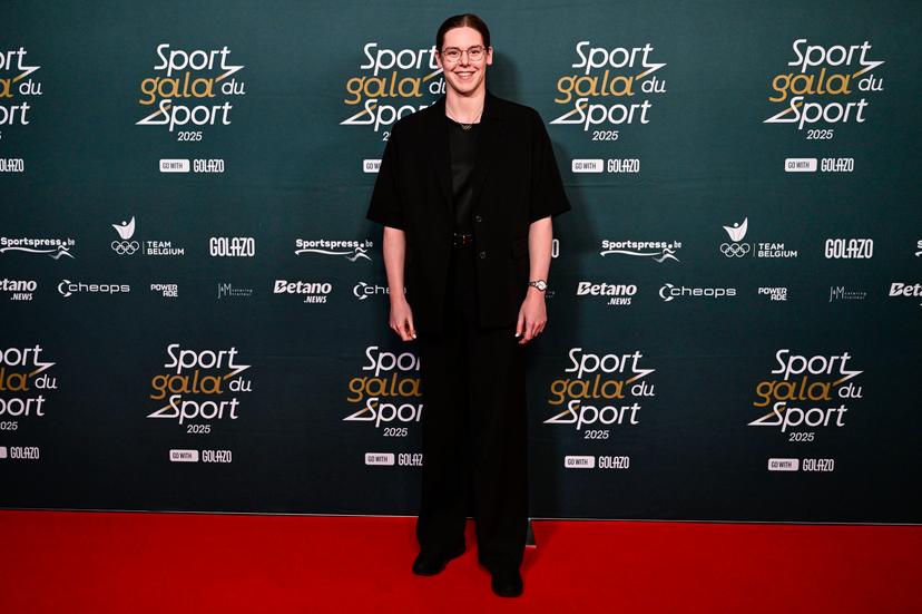 Belgian swimmer Roos Vanotterdijk pictured at the 'Sportgala' award show, to announce the sport women and men of the year 2025, Sunday 14 December 2025 in Schelle. BELGA PHOTO DIRK WAEM