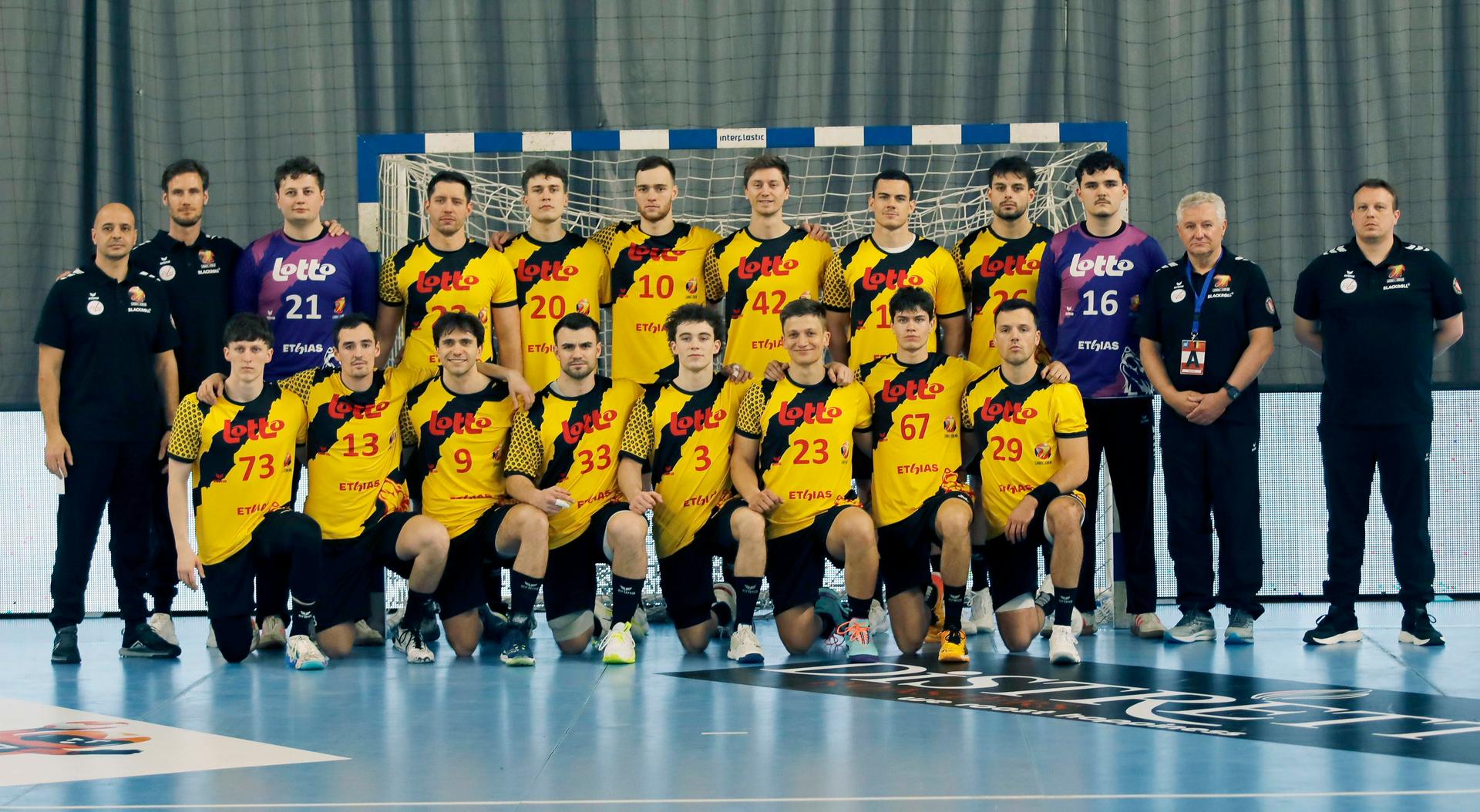 ATTENTION EDITORS - HAND OUT PICTURES - EDITORIAL USE ONLY - MANDATORY CREDIT 'THANOS KAR'  This handout picture, distributed by Eric Dupain, shows the Red Wolves during Greece vs. Belgium, second round of World Cup qualifying, first leg played in Chalkida, Greece, on Wednesday 18 March 2026.  PHOTO HANDOUT HANDOUT THANOS KAR  *** Belga and Belga Editorial Board decline all responsibility regarding the content of this picture. ***