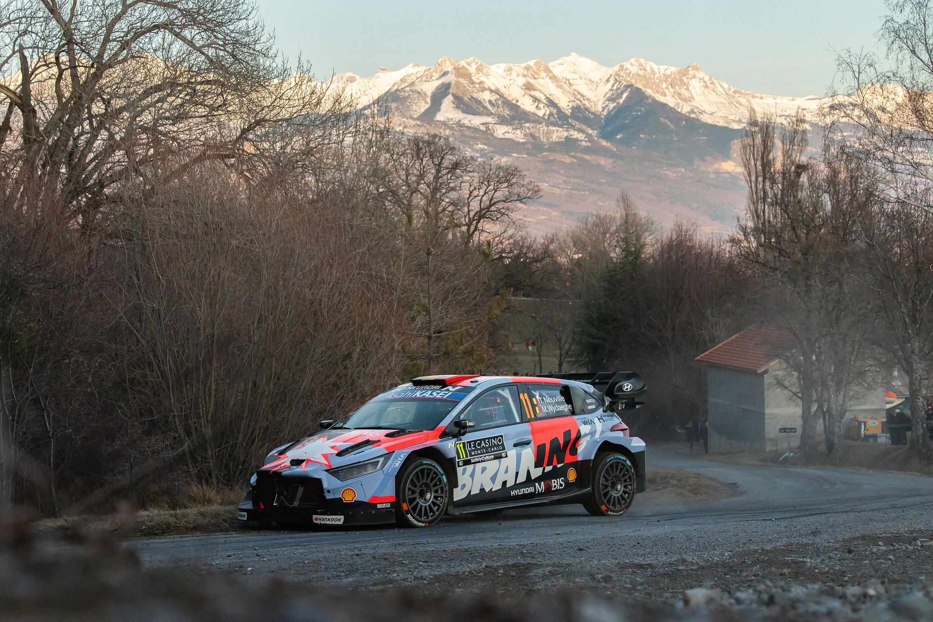 ATTENTION EDITORS - HAND OUT PICTURES - EDITORIAL USE ONLY - MANDATORY CREDIT: 'Hyundai Motorsport'  Hand out picture released by Eric Dupain shows Thierry Neuville during the Shakedown Monte-Carlo rally race in Gar, France, on Wednesday 21 January 2026.  *** Belga and Belga Editorial Board decline all responsibility regarding the content of this picture. *** PHOTO HAND OUT - HYUNDAI MOTORSPORT
