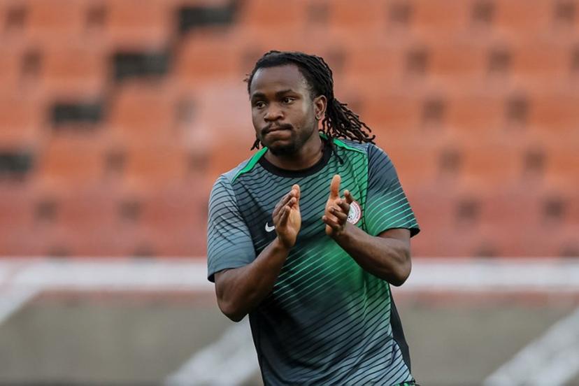 Nigeria's forward #7 Ademola Lookman warms up ahead of the FIFA World Cup 2026 Africa qualifiers group C match between Lesotho and Nigeria at the Peter Mokaba Stadium in Polokwane on October 10, 2025.  PHILL MAGAKOE / AFP