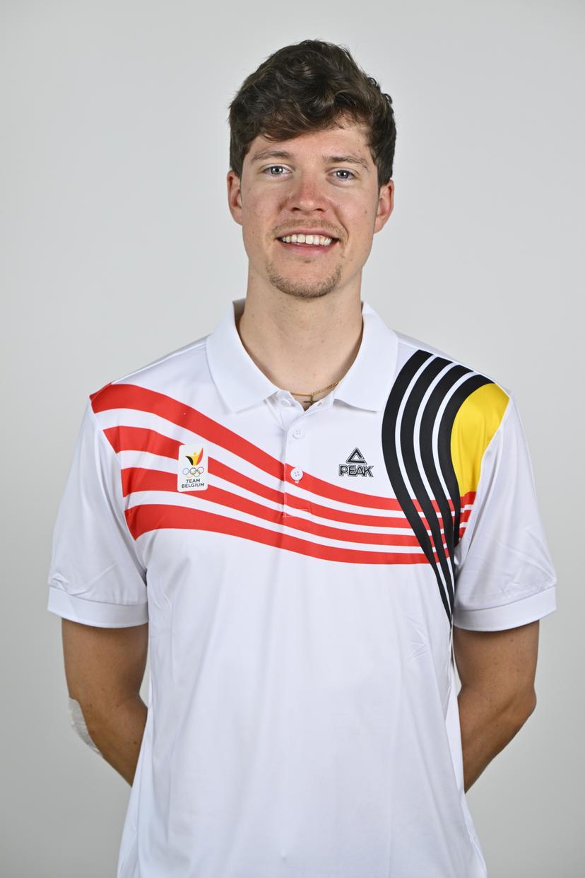 Athlete Indra Medard poses for the photographer during the annual training camp of Team Belgium (19-25/05), in Rio Maior, Portugal, Friday 23 May 2025. BELGA PHOTO ERIC LALMAND
