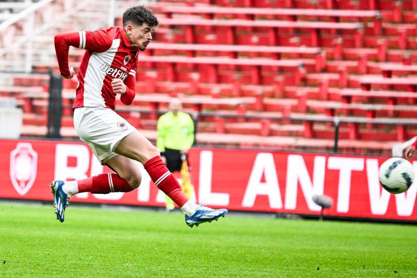 Antwerp's Arbnor Muja pictured in action during a soccer match between Royal Antwerp FC and Sporting Charleroi, Sunday 21 January 2024 in Antwerp, on day 21 of the 2023-2024 season of the 'Jupiler Pro League' first division of the Belgian championship. BELGA PHOTO TOM GOYVAERTS