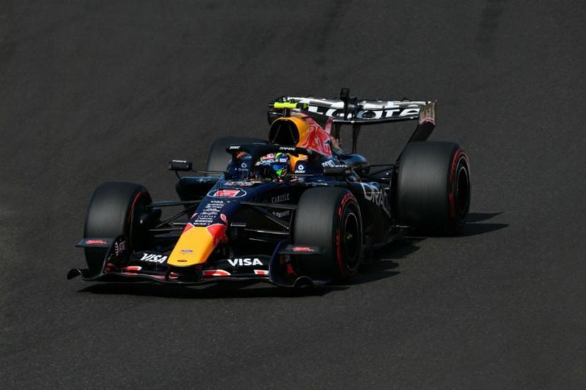 Red Bull Racing's French driver Isack Hadjar competes during the qualifying session at the Hungaroring racetrack in Mogyorod near Budapest, Hungary, on July 25, 2026 ahead of the Formula One Hungarian Grand Prix.  Andrej ISAKOVIC / AFP