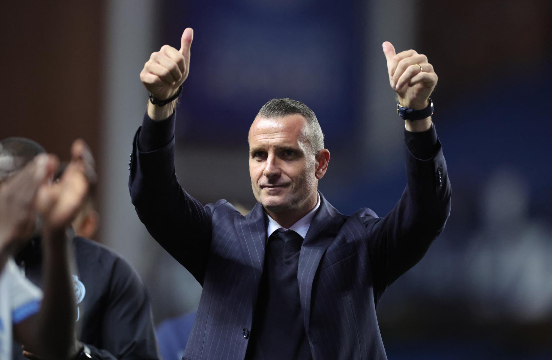 Club Brugge manager Nicky Hayen after the UEFA Champions League, play-off, first leg match at Ibrox Stadium, Glasgow. Picture date: Tuesday August 19, 2025. BELGIUM ONLY