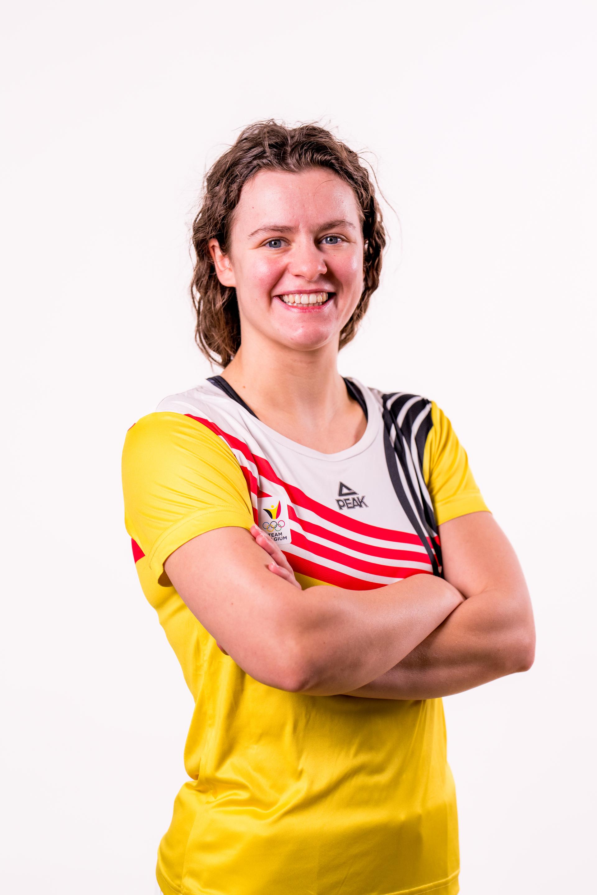 Athlete Nina Sterckx poses for the photographer pictured during the annual winter training camp of Team Belgium organized by the BOIC-COIB Belgian Olympic Committee, in Belek, Turkey, Wednesday 26 November 2025. The camp takes place from 19 to 26 November and focuses on the initial preparations for the 2028 Olympic Games in Los Angeles. BELGA PHOTO JASPER JACOBS