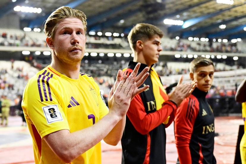 Belgium's Kevin De Bruyne pictured after a soccer game between Belgian national team Red Devils and Wales, Monday 09 June 2025 in Bussels, the second (out of 8) qualification games for the World Cup 2026. BELGA PHOTO DIRK WAEM