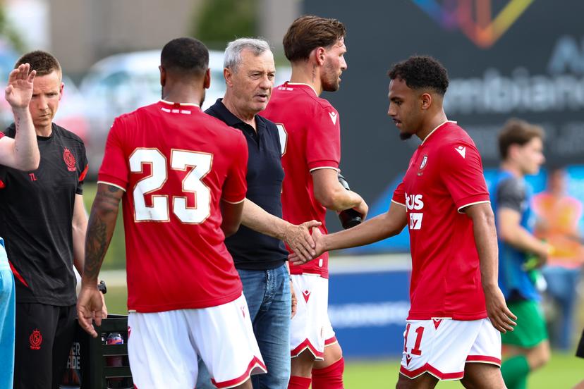 Standard's head coach Mircea Rednic pictured during a friendly game between Aubel FC and Standard de liege, Saturday 28 June 2025 in Aubel, in preparation of the upcoming 2025-2026 season. BELGA PHOTO BRUNO FAHY