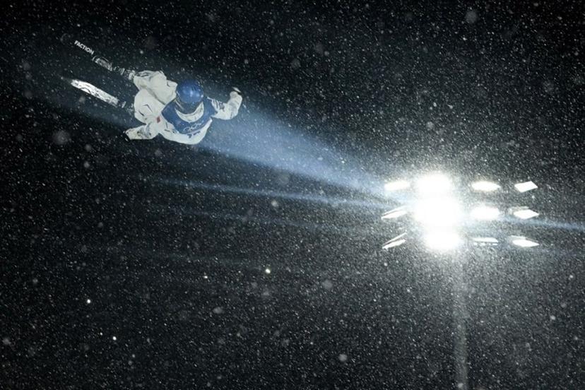 China's Gu Ailing Eileen competes in the freestyle skiing women's freeski big air final run 1 during the Milano Cortina 2026 Winter Olympic Games at Livigno Snow Park, in Livigno (Valtellina), on February 16, 2026.  Jeff PACHOUD / AFP