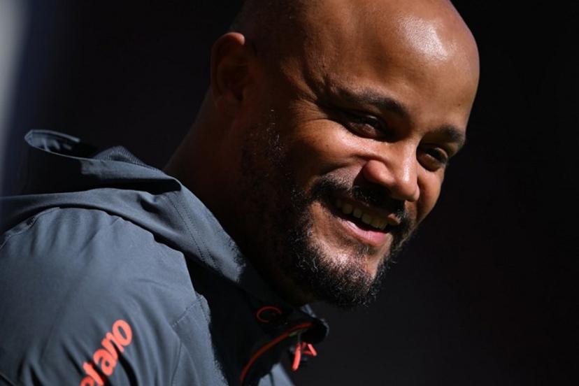 Bayern Munich's Belgian head coach Vincent Kompany is seen prior the German first division Bundesliga football match between 1 FSV Mainz 05 and FC Bayern Munich in Mainz, western Germany on April 25, 2026.  Kirill KUDRYAVTSEV / AFP
