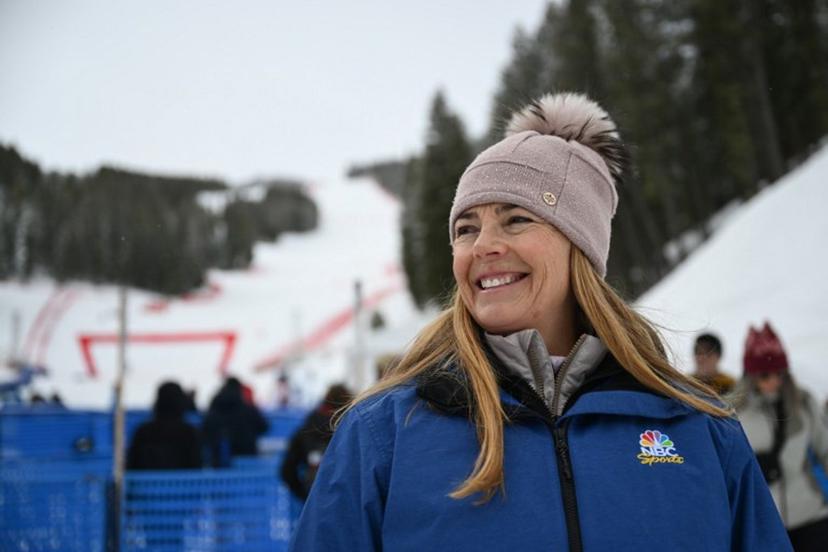 US Olympic skier Picabo Street poses for a portrait during the Audi FIS Ski World Cup Sun Valley Finals in Sun Valley, Idaho on March 22, 2025. Having come out of retirement at the age of 40, US alpine skiing star Lindsey Vonn is competing in the World Cup finals at Sun Valley, the resort of her childhood idol Picabo Street. Sun Valley, a small, sought-after resort amidst the rocky mountains and their wild immensity, is the stronghold of Street, a historic figure in US skiing, an Olympic super-G champion in Nagano in 1998 and world downhill champion in 1996. Patrick T. Fallon / AFP