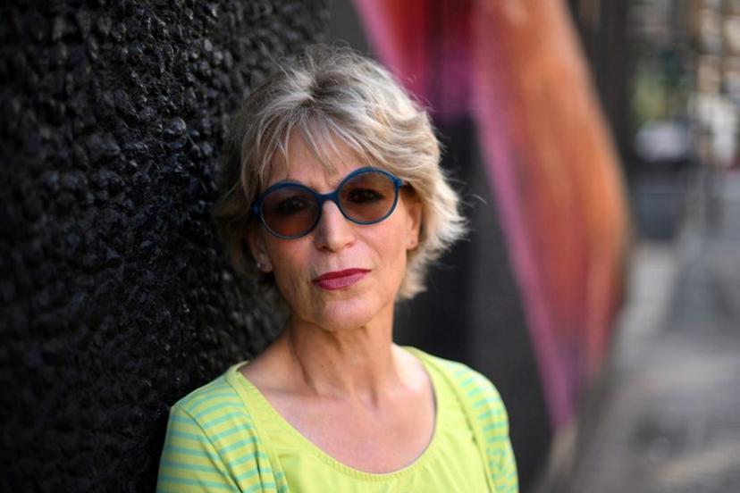 Amnesty International secretary general Agnes Callamard poses for a photograph following an interview with AFP, in east London on September 14, 2023. Maryam al-Khawaja, daughter of jailed Bahraini pro-democracy protest leader Abdulhadi al-Khawaja, said on September 15, 2023, she was refused boarding of a flight from London as she was intending to return to the Gulf kingdom to support her father. She was travelling with a group of other rights activists including Amnesty International secretary general Agnes Callamard and Olive Moore, interim director of rights group Front Line Defenders. Daniel LEAL / AFP