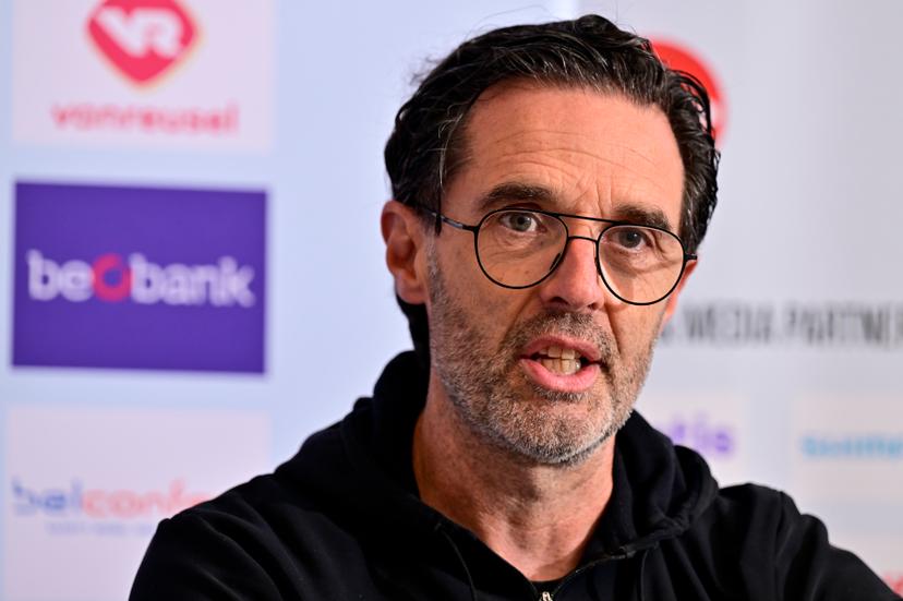 coach of the Belgian national women's cycling team Ludwig Willems pictured during a presentation of the Belgian selection for the World Road Championships Cycling 2024, in Hasselt, Tuesday 10 September 2024. The Worlds are taking place from 21 to 29 September, in Zurich, Switzerland. BELGA PHOTO DIRK WAEM