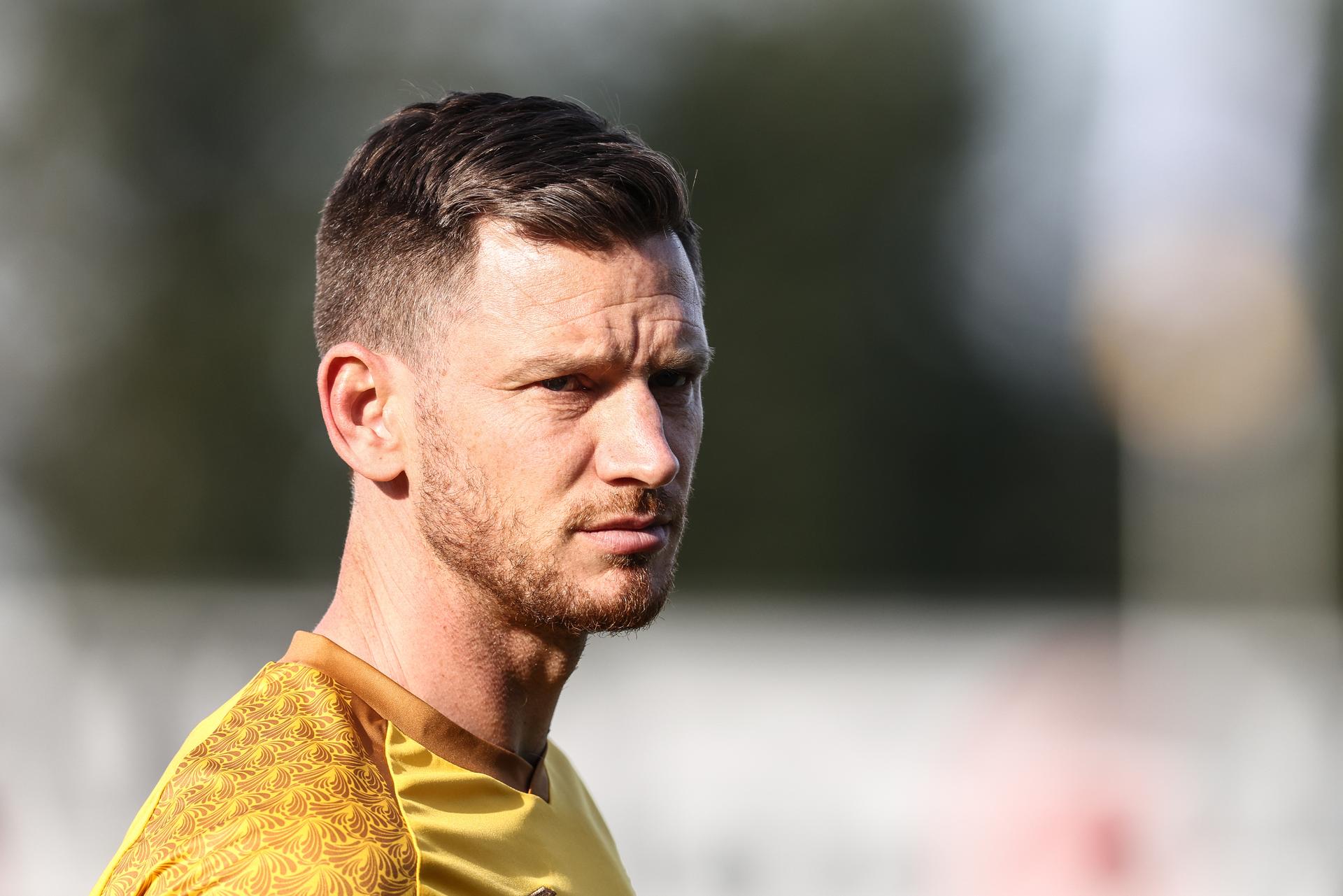 Anderlecht's Jan Vertonghen pictured before a soccer game between KVC Westerlo and RSC Anderlecht, Sunday 09 March 2025 in Westerlo, on day 29 of the 2024-2025 season of the "Jupiler Pro League" first division of the Belgian championship. BELGA PHOTO BRUNO FAHY