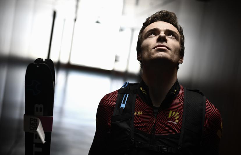 Athlete Maximilien Drion du Chapois poses for the photographer during the annual stage of Team Belgium (19-25/05), in Rio Maior, Portugal, Wednesday 21 May 2025, BELGA PHOTO ERIC LALMAND