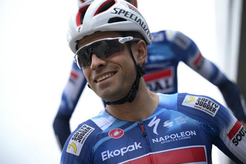 Team Soudal-Quick Step's Mikel Landa is pictured prior the first stage of the 2025 Volta a Catalonya cycling tour of Catalonya, a 178,3 km loop starting and finishing in Sant Feliu de Guixols, on March 24, 2025.  Josep LAGO / AFP