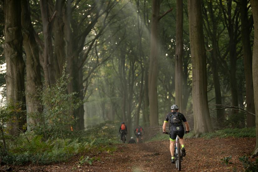 illustration picture the Ronde van Vlaanderen Off-Road mountainbike and gravelbike event for amateurs, Sunday 10 October 2021, in Kluisbergen. BELGA PHOTO CHRISTOPHE KETELS