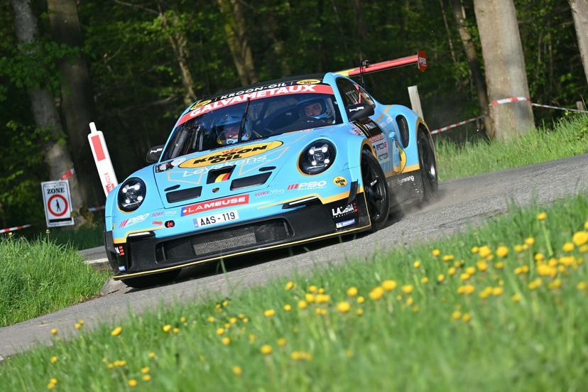 ATTENTION EDITORS - HAND OUT PICTURES - EDITORIAL USE ONLY - MANDATORY CREDIT: BRC Belgian Rally Championship  -   Hand out picture released on Saturday 26 April 2025 by Eric Dupain shows Cedric Cherain in his car at the Rally of Wallonia rally race, stage 4 of the BRC Belgian Rally Championship, on Saturday 26 April 2025, in Namur.  *** Belga and Belga Editorial Board decline all responsibility regarding the content of this picture. *** PHOTO HAND OUT BRC