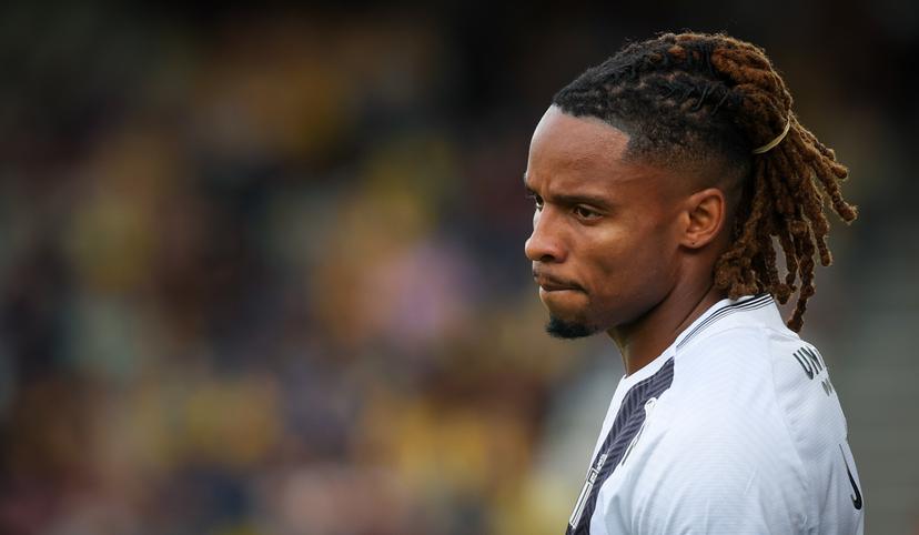 Charleroi's Jeremy Petris pictured during a soccer match between Sporting Charleroi and Sint-Truiden VV, Sunday 03 August 2025 in Charleroi, on day 2 of the 2025-2026 'Jupiler Pro League' first division of the Belgian championship. BELGA PHOTO VIRGINIE LEFOUR