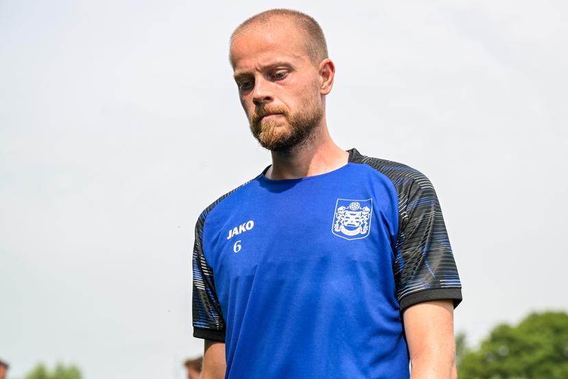 Beveren's Dante Rigo pictured during a training session of Belgian first division soccer team SK Beveren, on Saturday 27 June 2026 in Beveren, in preparation of the upcoming 2026-2027 Belgian first division soccer season. BELGA PHOTO DAVID PINTENS