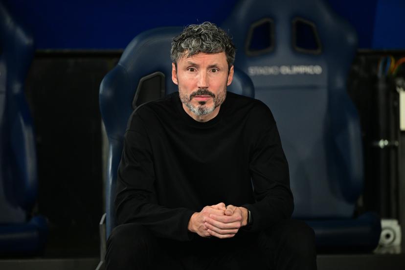 Belgium's head coach Mark van Bommel pictured at the start of a soccer game between the Red Devils, the Belgian national soccer team and Italy for the opening game of the UEFA Nations League, in Rome, on Friday 25 September 2026. BELGA PHOTO DIRK WAEM