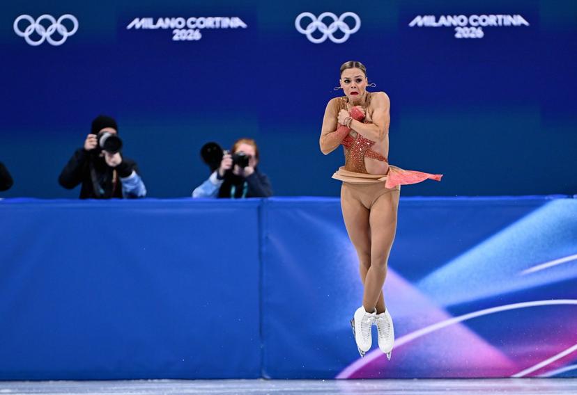 Belgian figure skater Loena Hendrickx pictured in action during the free program of the Women's Figure Skating competition at the Milano Cortina 2026 Olympic Winter Games, on Thursday 19 February 2026 in Milan, Italy. The XXV Winter Olympics take place from 6 to 22 February 2026 in Italy. BELGA PHOTO JASPER JACOBS
