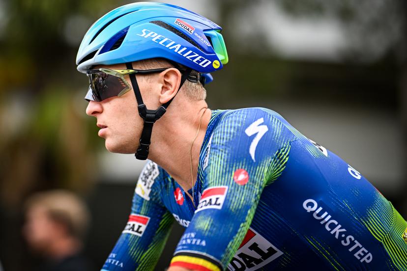 Belgian Tim Merlier of Soudal Quick-Step pictured at the start of stage 7 of the 2026 Tour de France cycling race, a stage of 175km from Hagetmau to Bordeaux, on Friday 10 July 2026. The 113th edition of the Tour de France starts on Saturday 4 July in Barcelona, Spain, and will finish in Paris, France on the 26th of July. BELGA PHOTO JASPER JACOBS