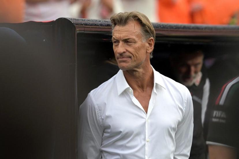 Tunisia's French head coach Herve Renard gestures during the 2026 World Cup Group F football match between Tunisia and the Netherlands at the Kansas City Stadium in Kansas City on June 25, 2026.   Juan MABROMATA / AFP