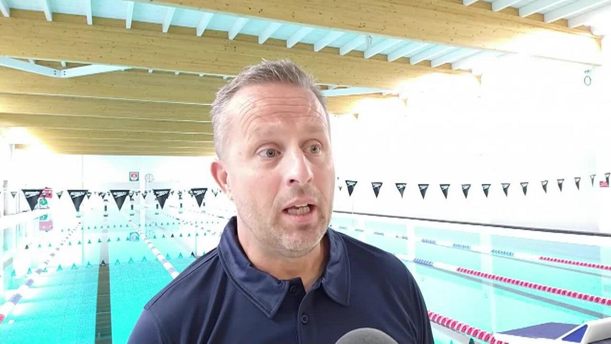 Video showing Video shows an interview in French of Mark Faber, new High Performance Manager of the Flemish Swimming Federation since 1 September, Wednesday 09 October 2024. BELGA VIDEO TIJS VANDERSTAPPEN
