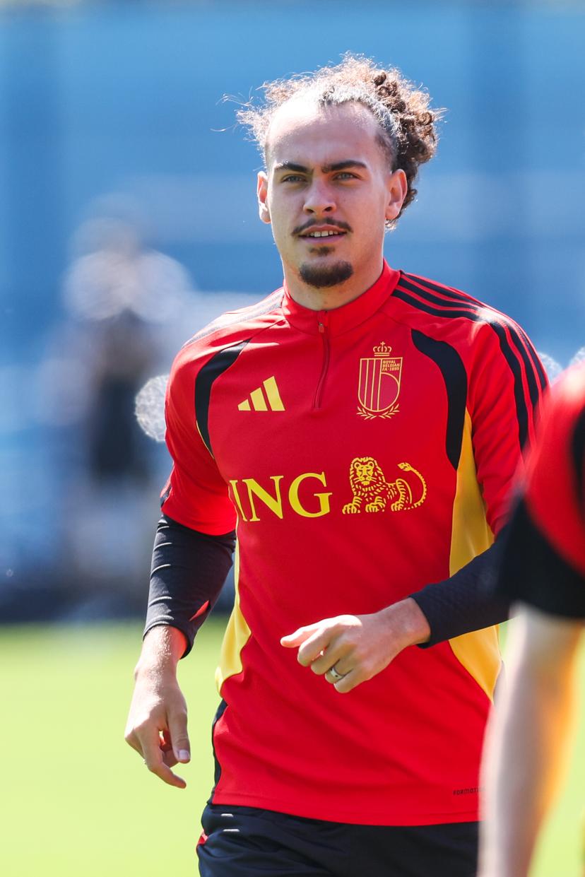 Belgium's Arthur Theate pictured during a training session of Belgian national soccer team Red Devils, on Tuesday 07 July 2026 in their base camp, home of the Seattle Sounders, Renton, Seattle, USA. The Rode Duivels - Diables Rouges qualified for the knockout stage of the 2026 FIFA World Cup, where they'll meet Spain in the round of 8 on July 10th. BELGA PHOTO BRUNO FAHY