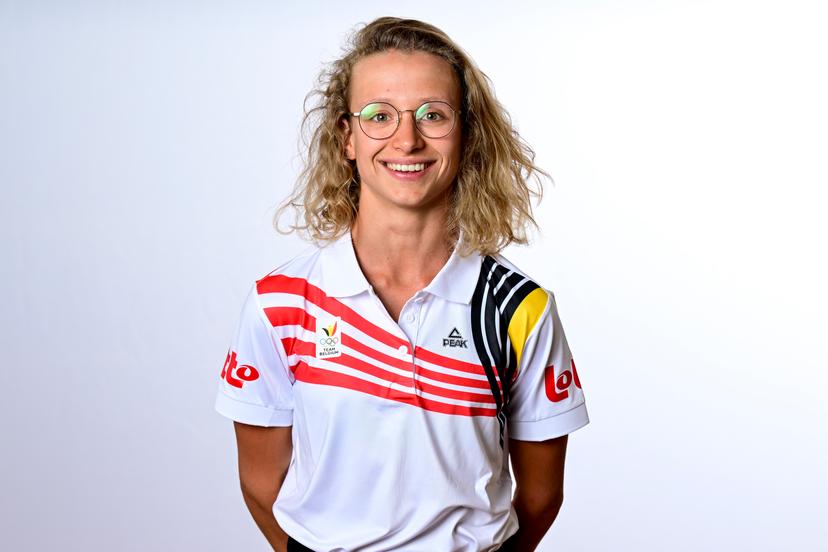 Jeanne Dupont pictured during a press conference for the presentation of the Belgian delegation for the World Games in Chengdu, China (07-17/08) on Wednesday 18 June 2025 in Brussels. BELGA PHOTO DIRK WAEM