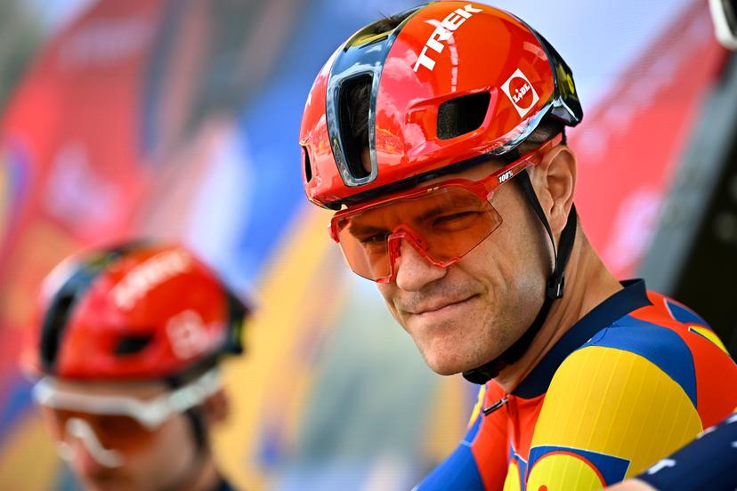 Belgian Jasper Stuyven of Lidl-Trek pictured at the start of stage 19 of the 2025 Tour de France cycling race, from Albertville to La Plagne (130km), on Friday 25 July 2025 in France. The 112th edition of the Tour de France starts on Saturday 5 July in Lille, France, and will finish in Paris, France on the 27th of July.   BELGA PHOTO JASPER JACOBS