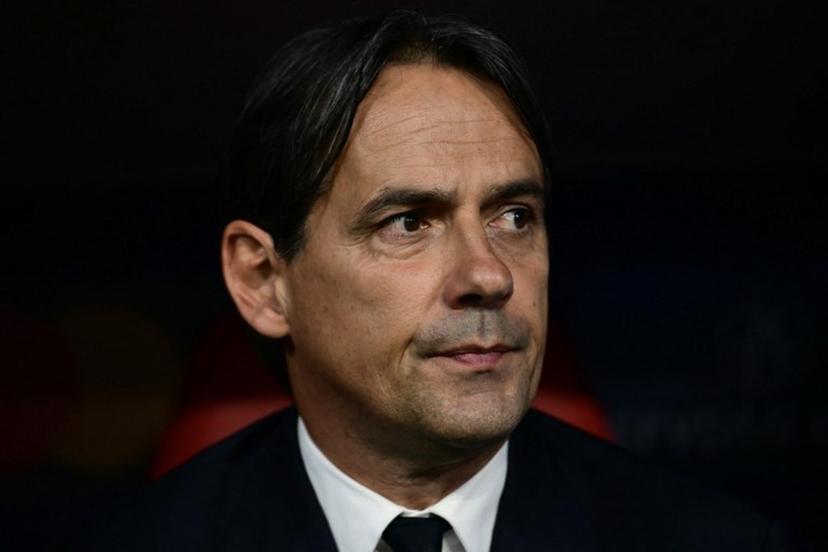 Inter Milan's Italian head coach Simone Inzaghi gestures before the UEFA Champions League final football match between Paris Saint-Germain (PSG) and Inter Milan in Munich, southern Germany on May 31, 2025.   Marco BERTORELLO / AFP