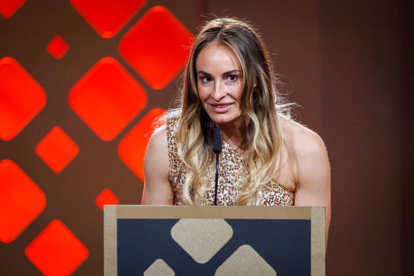 Red Flame Tessa Wullaert wins the Best Female Player award for the sixth time during the 72nd edition of the 'Golden Shoe' award ceremony, in Middelkerke, Sunday 11 January 2026. The Golden Shoe (Gouden Schoen / Soulier d'Or) is an award for the best soccer player of the Belgian Jupiler Pro League championship during the calendar year 2025. BELGA PHOTO KURT DESPLENTER