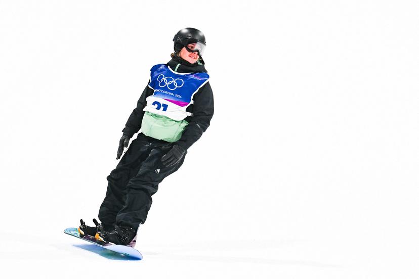 Sky Remans from Belgium during the Women's Snowboard Big Air during the Milano Cortina 2026 Olympic Games on February 8, 2026 in Livigno, Italy. Photo by Laurent Zabulon/ABACAPRESS.COM BELGIUM ONLY