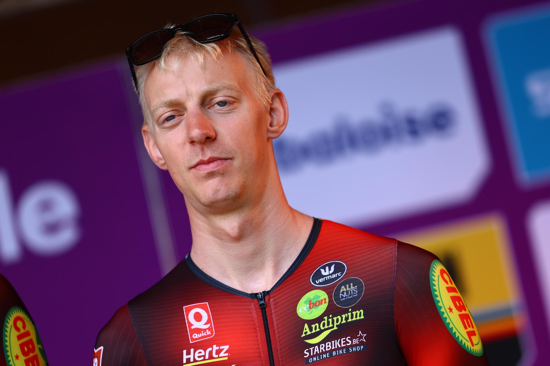 Michael Vanthourenhout of Pauwels Sauzen - Cibel Clementines and pictured before the first stage of the Baloise Belgium Tour cycling race, 198km from Merelbeke-Melle to Knokke-Heist, . The Baloise Belgium Tour takes place from 18 to 22 June. BELGA PHOTO DAVID PINTENS