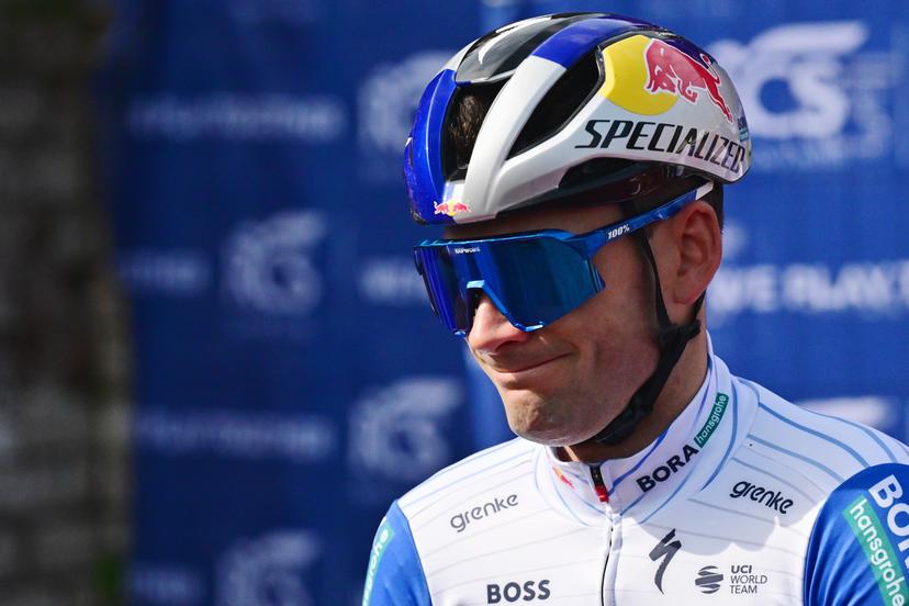 Belgian Gianni Vermeersch of Red Bull-BORA-hansgrohe pictured at the start of the men elite 'Strade Bianche' one day cycling race, 203km from and to Siena, Italy on Saturday 07 March 2026. BELGA PHOTO DIRK WAEM