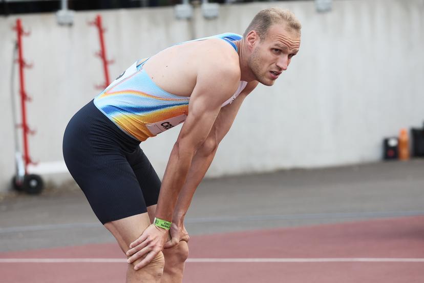Belgian Eliott Crestan pictured during the 'Meeting International d'Athletisme de la Province de Liege' athletics event in Liege, Wednesday 16 July 2025. BELGA PHOTO BRUNO FAHY