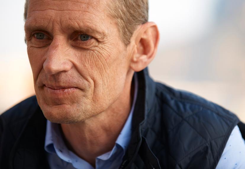 20150108 - CALPE, SPAIN: German Rolf Aldag, Sport and Development manager of team Etixx - Quick-Step pictured during the team presentation of the Etixx - Quick-Step cycling team, ahead of the start of the 2015 season, Thursday 08 January 2015 in Calpe, Spain. BELGA PHOTO MANUEL QUEMADELOS