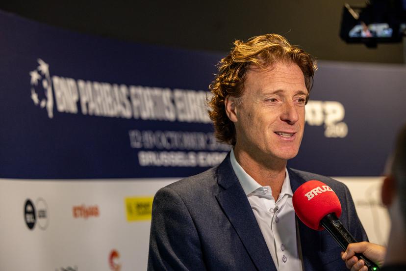 European Open tournament director Dick Norman pictured during media day during the European Open ATP tennis tournament in Brussels, on Monday 13 October 2025. This year's edition of the tournament is taking place from 12 to 19 October 2025. BELGA PHOTO DAVID PINTENS