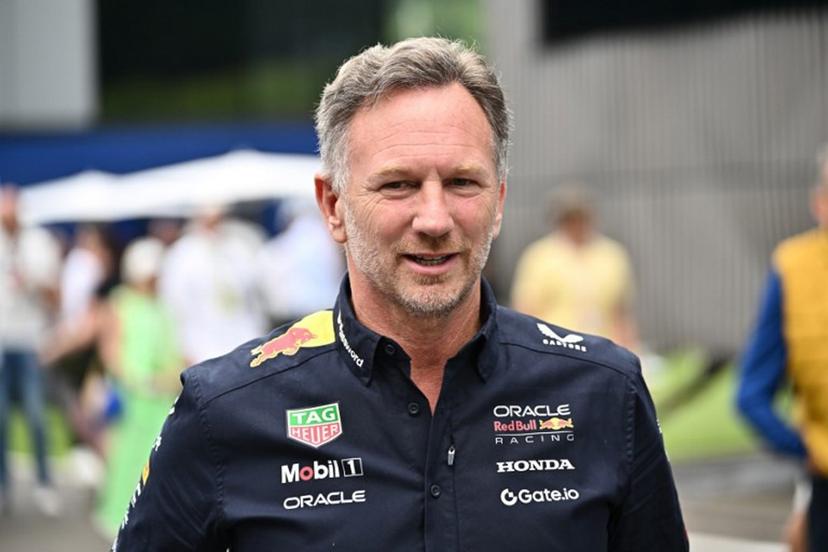 Red Bull Racing's British team principal and CEO Christian Horner reacts prior to the third practice session at the Red Bull Ring race track in Spielberg, Austria, on June 28, 2025, ahead of the Formula One Austrian Grand Prix.   Joe Klamar / AFP