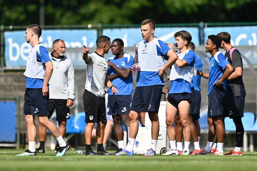 Genk's Daan Heymans pictured during a training session of Belgian soccer team KRC Genk, Friday 20 June 2025 in Genk, in preparation of the upcoming 2025-2026 Belgian first division soccer season. BELGA PHOTO JOHAN EYCKENS