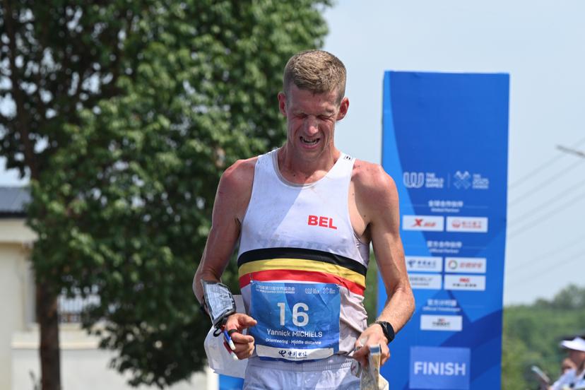 ATTENTION EDITORS - HANDOUT PICTURE - EDITORIAL USE ONLY - MANDATORY CREDIT BOIC _ COIB -  Belgian Yannick Michiels pictured in action during the final of the men foot orienteering competition of the World Games 2025, in Chenghdou, China, on Friday 08 August 2025. This year, the World Games take place from 07 to 17 augustus. BELGA PHOTO HANDOUT - BOIC-COIB - ANGIE BLAND